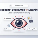 Bloodshot Eyes Emoji 👁️ Meaning