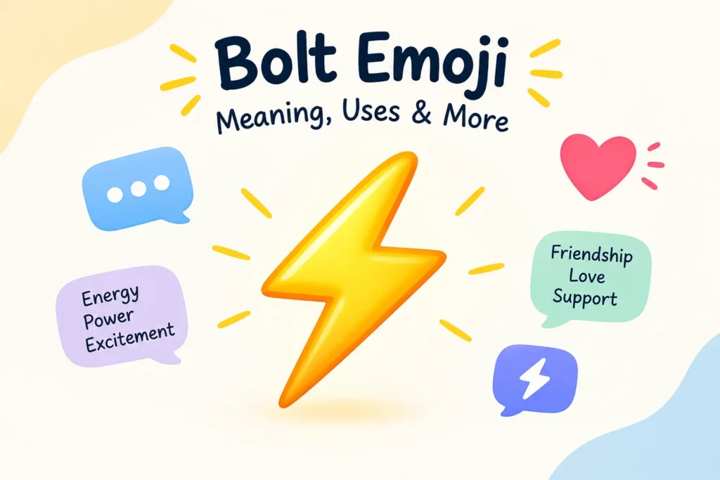 Bolt Emoji ⚡ Meaning