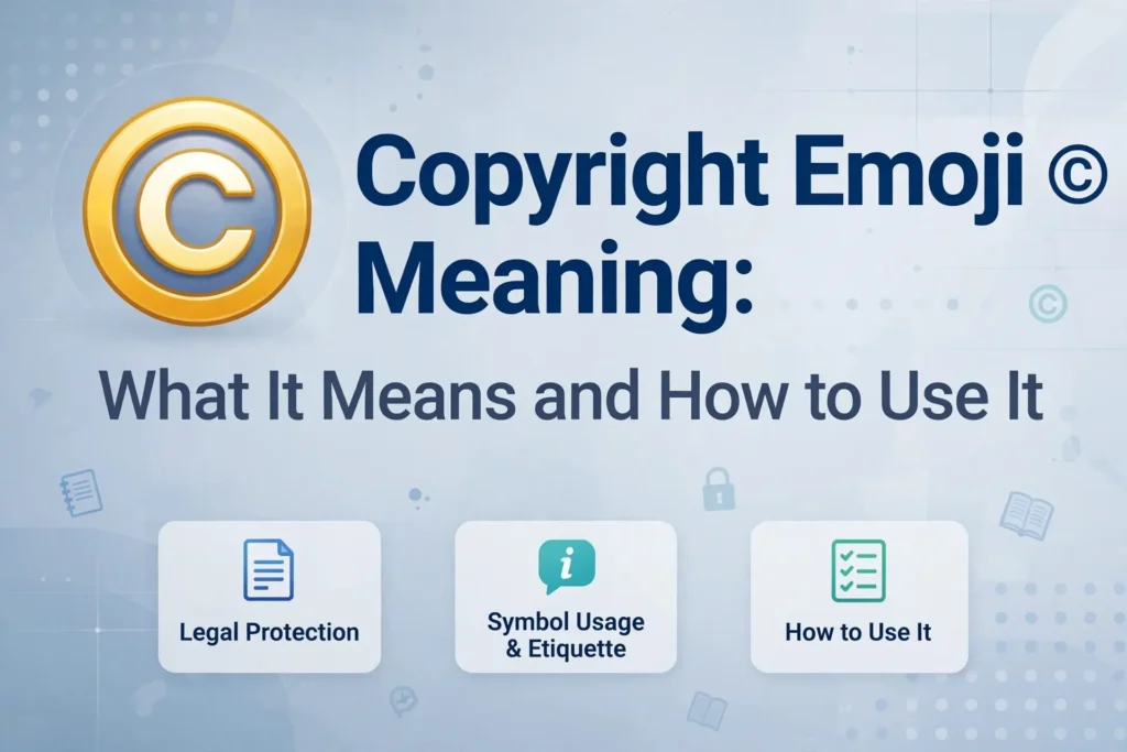 Copyright Emoji ©️ Meaning