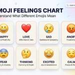 Emoji Feelings Chart