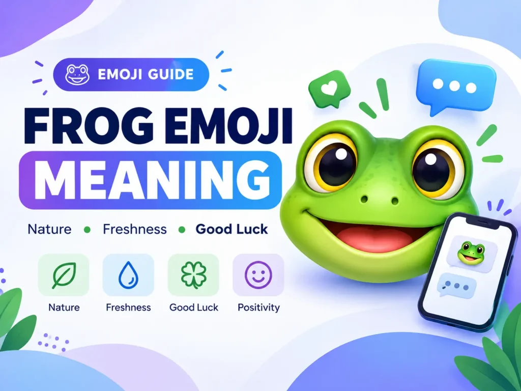 Frog Emoji Meaning 🐸