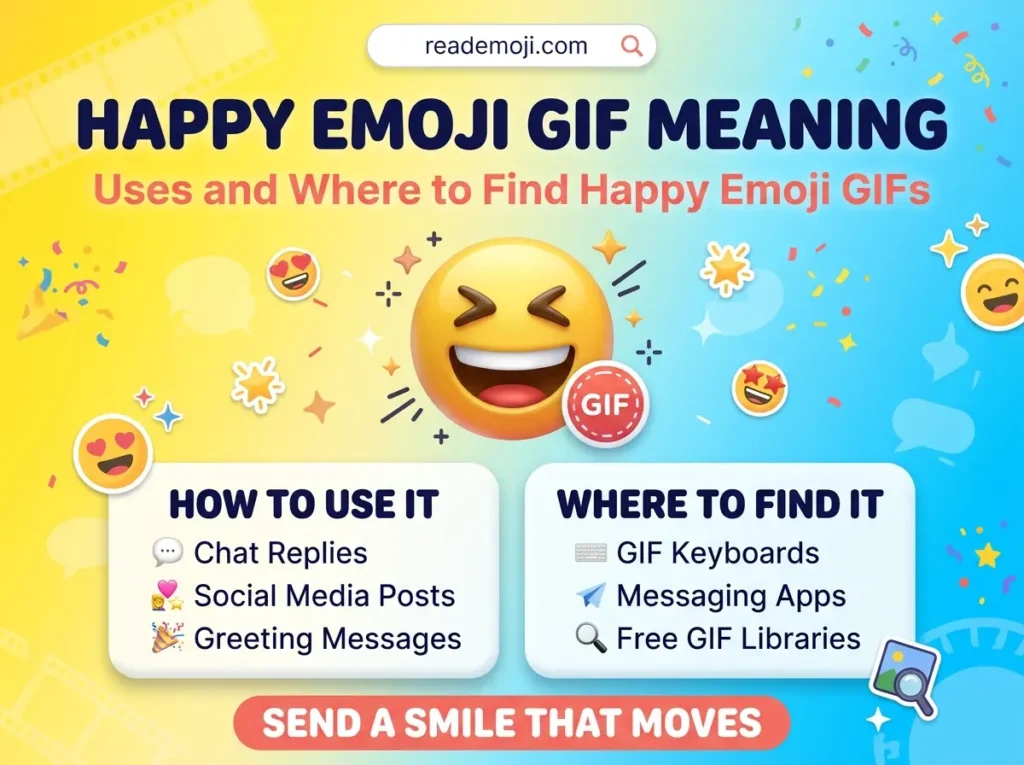 Happy Emoji GIF 😀 Meaning