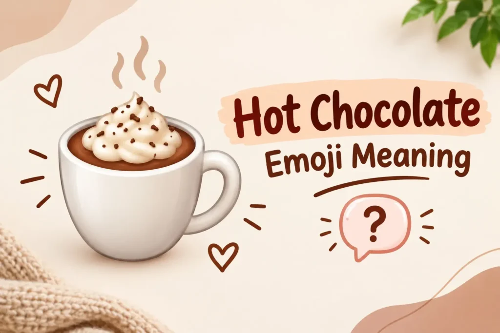Hot Chocolate Emoji ☕️🍫 Meaning