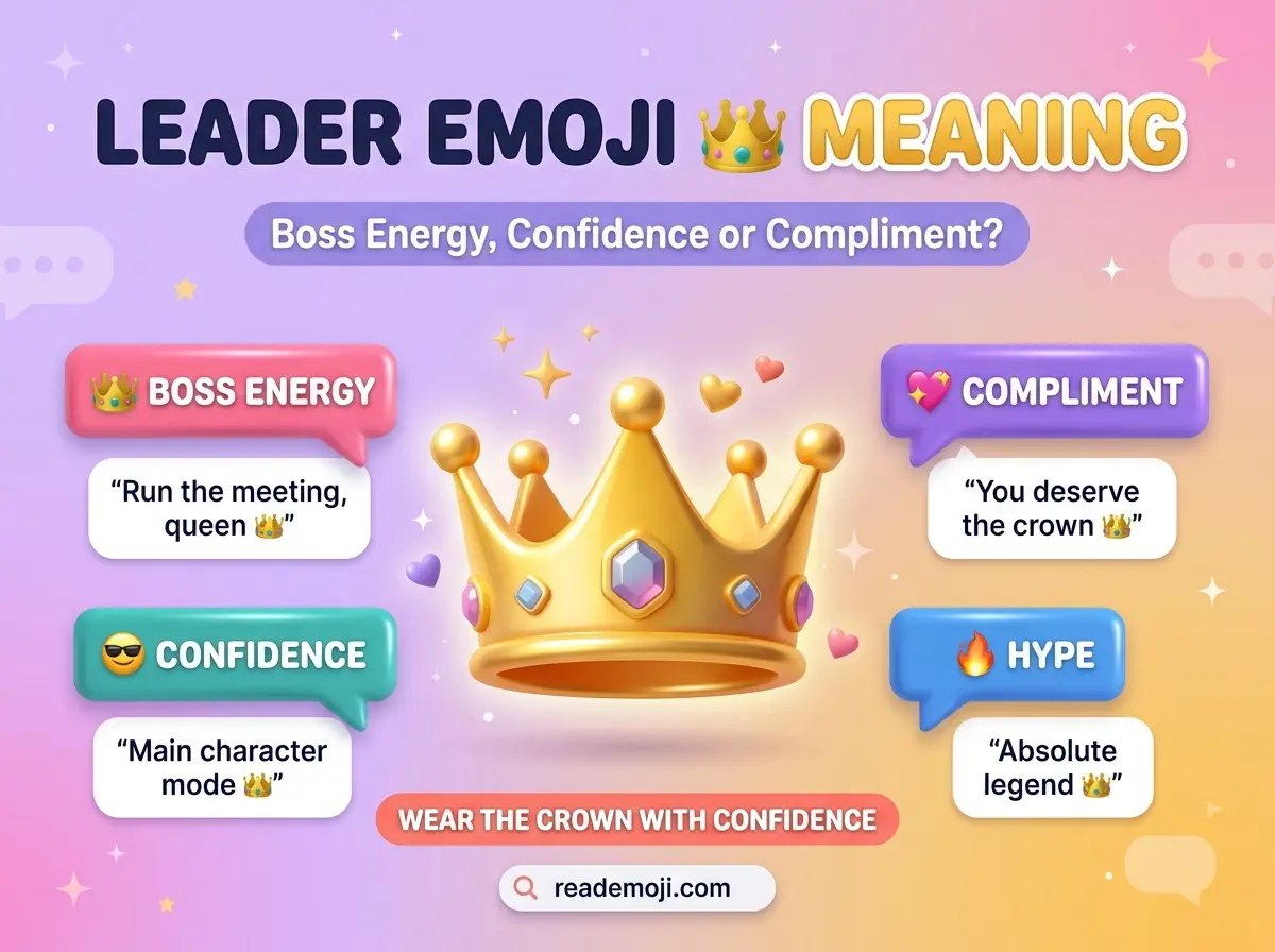 Leader Emoji 👑 Meaning