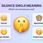 Silence Emoji Meaning 🤫