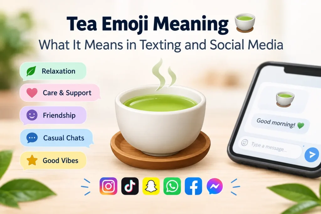 Tea Emoji Meaning 🍵