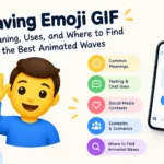 Waving Emoji GIF 👋 Meaning